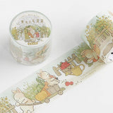 Flower Animal Paper Washi Tape Fluffy Rabbit