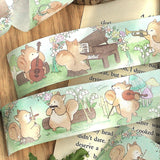 Flower Animal Paper Washi Tape