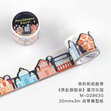 Garden Party  Paper Washi Tape Black