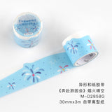 Garden Party  Paper Washi Tape  Light Blue