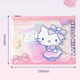 Kawaii A5 Zipper Bag fachaiacc Pink Hk