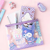 Kawaii A5 Zipper Bag fachaiacc Purple