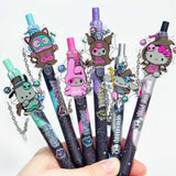 Kawaii Dark-Themed Stationery