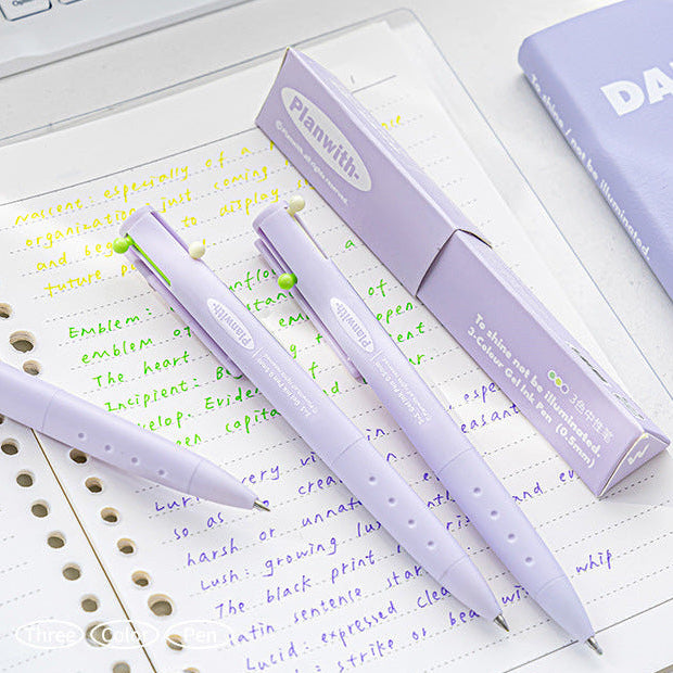 3-Colour Gel Ink Pen