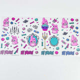 Kawaii Dark-Themed Stationery