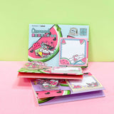 No sticker Memo Pad With Acrylic Clips KT84941