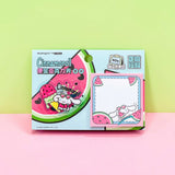 No sticker Memo Pad With Acrylic Clips KT84941