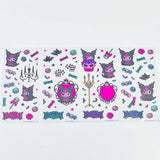 Kawaii Dark-Themed Stationery