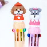 Puppy Party 10-color Gel Pen KK3062