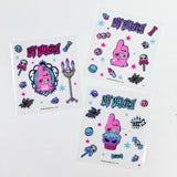 Kawaii Dark-Themed Stationery