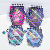 Kawaii Dark-Themed Stationery