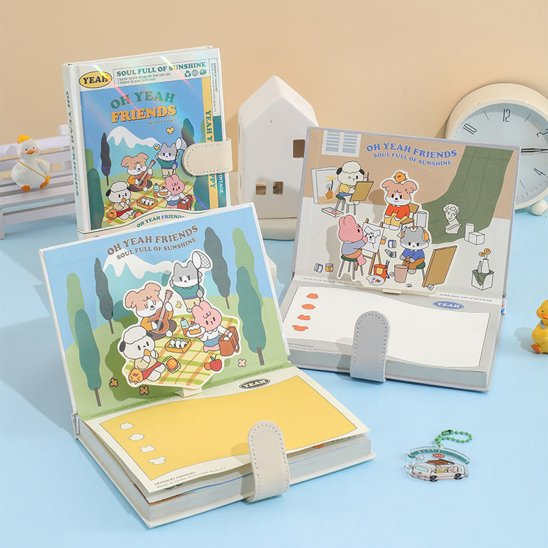 OH YEAH B6 Magnetic Closure Notebook fachaiacc