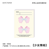 Paper_More_No_sticky_Memo_Pad Light Pink and Yellow