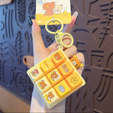 Bear 9-key Keyboard Fidget Keychain