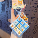 Bear 9-key Keyboard Fidget Keychain