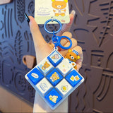 Bear 9-key Keyboard Fidget Keychain