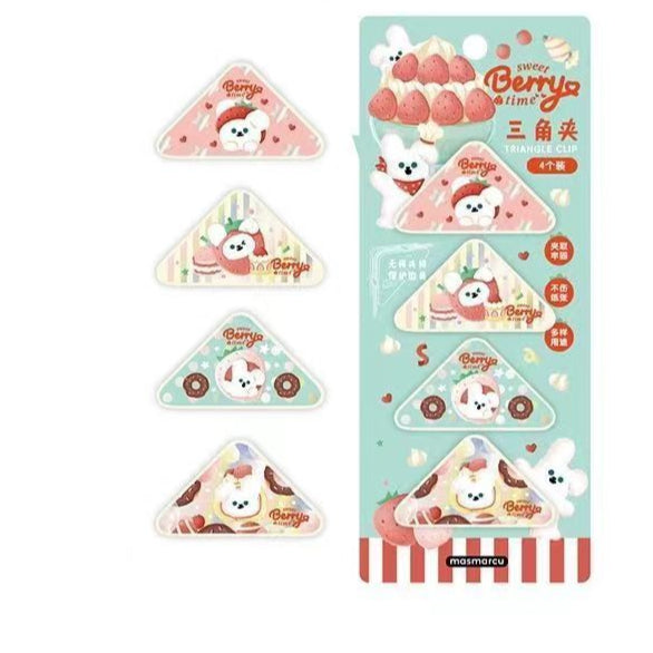 Sweet Berry Time Mini Triangle Clip  SN0054
