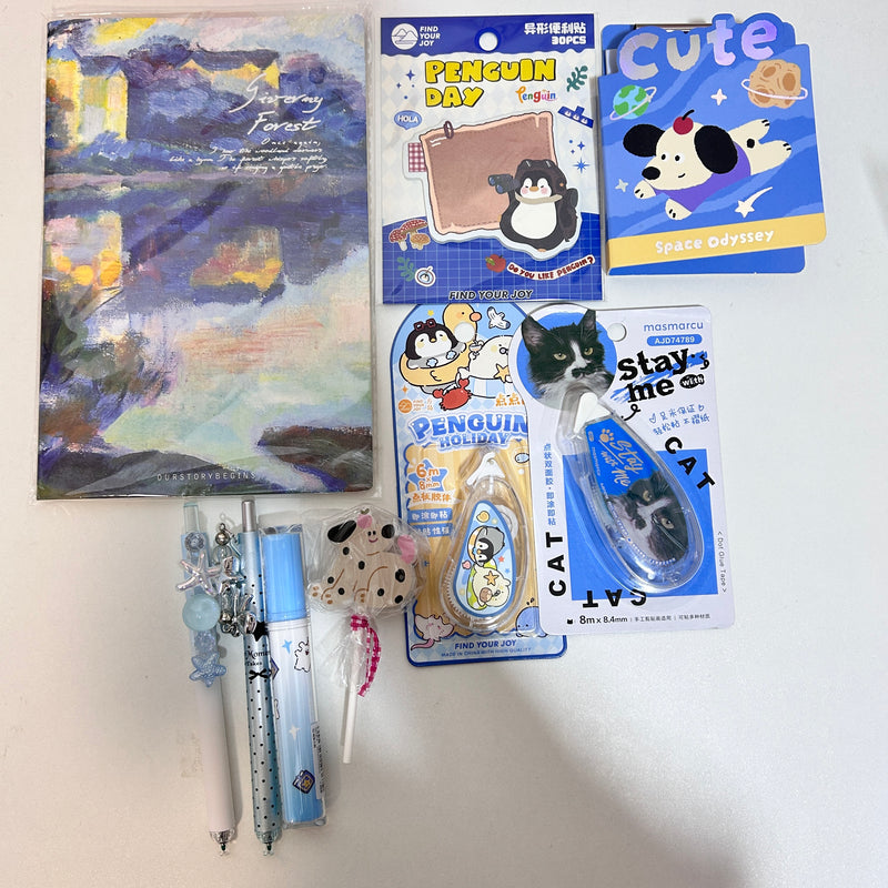 Stationery Bag -Blue vol.1