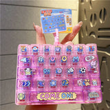 Keyboard Fidget Keychain A-H