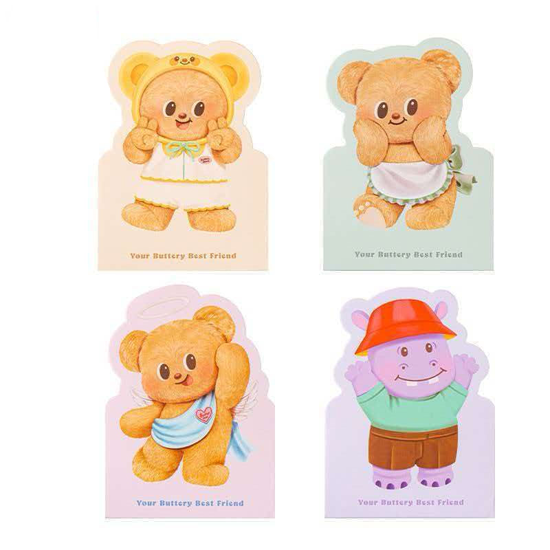 Bear Shaped Memo Pad HY208