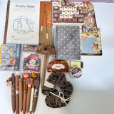 Cute Brown Stationery Set vol.4