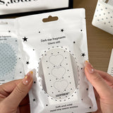 Black Stars  Ziplock Bag