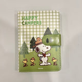 A6 Magnetic Closure Notebook--HAPPY CAMPERS