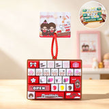 Kwaii Keyboard Fidget Keychain YZ1121