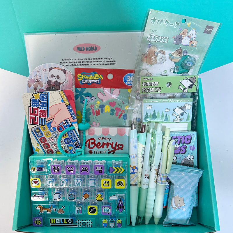Cute Green Stationery Set 02