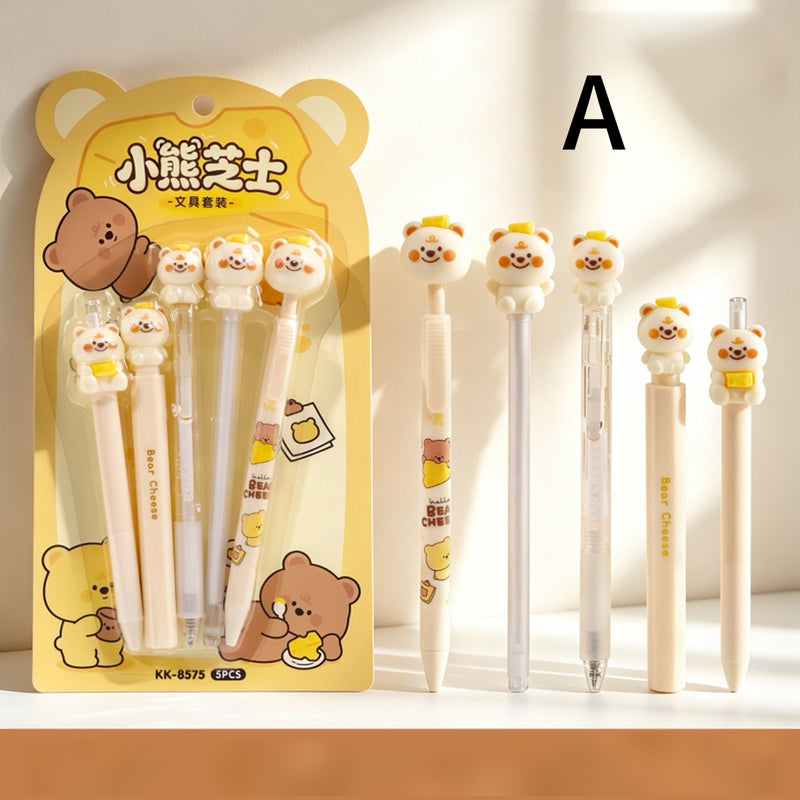 Bear Cheese Pen Set KK-8575