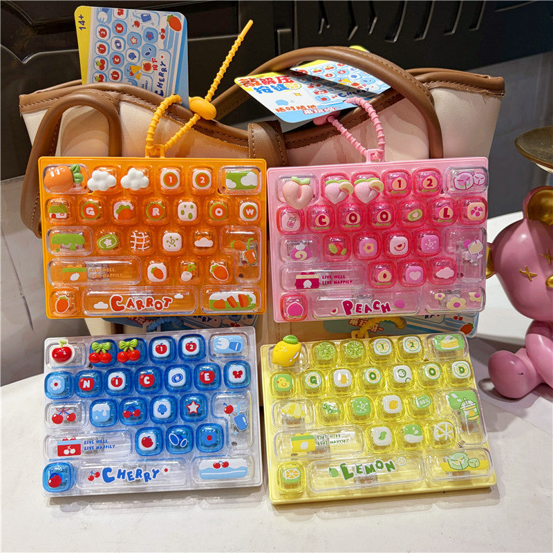Fruit Keyboard Fidget Keychain YSK03934