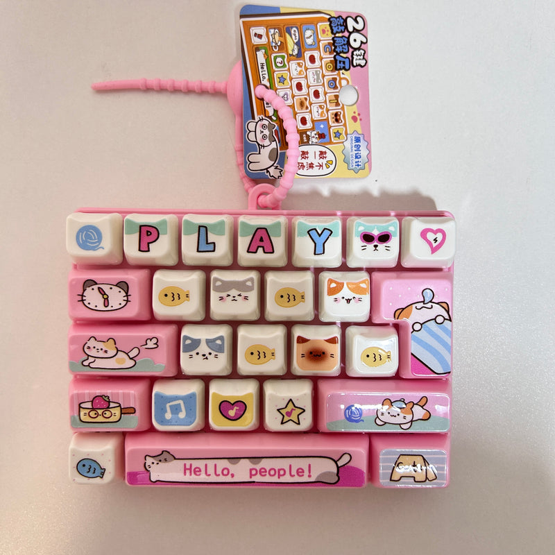Keyboard Fidget Keychain MGNG03281