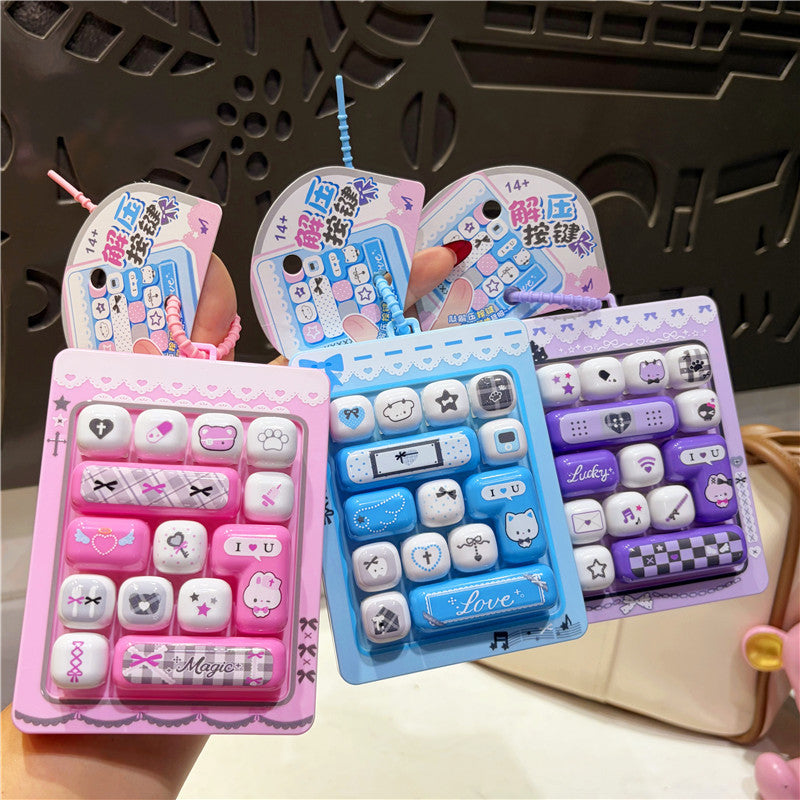 Keyboard Fidget Keychain YSK03972