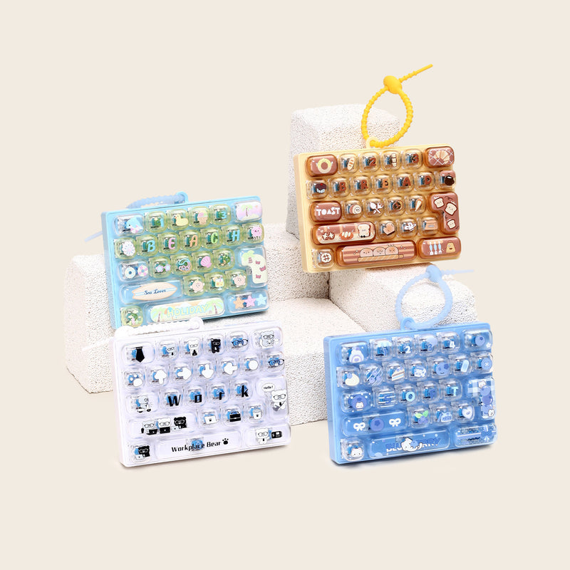 Keyboard Fidget Keychain