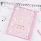 Sweet Pink Series PP Divider Refillable A5 Loose-leaf Notebook   JT-104104