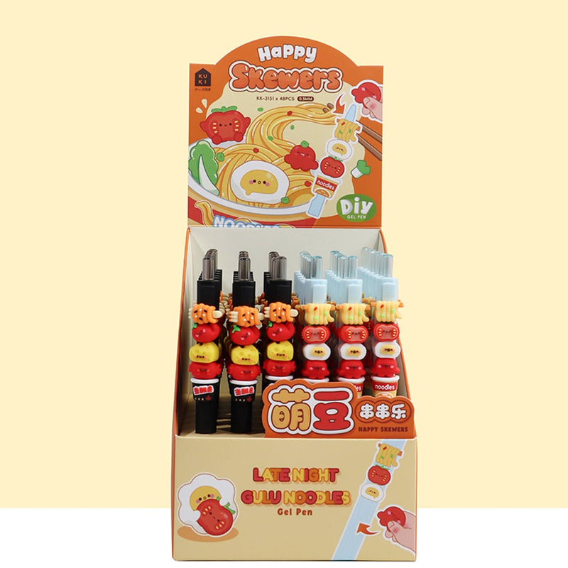 Late Night Gulu Noodles Skewers Gel Pen KK3151