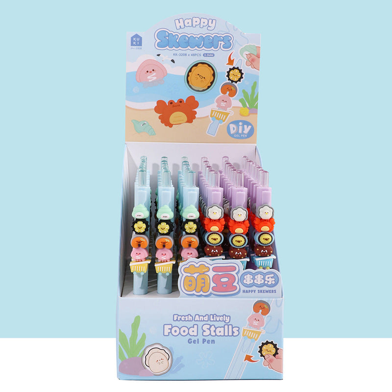 Fresh And Lively Food Stalls Happy Skewers Gel Pen KK3208