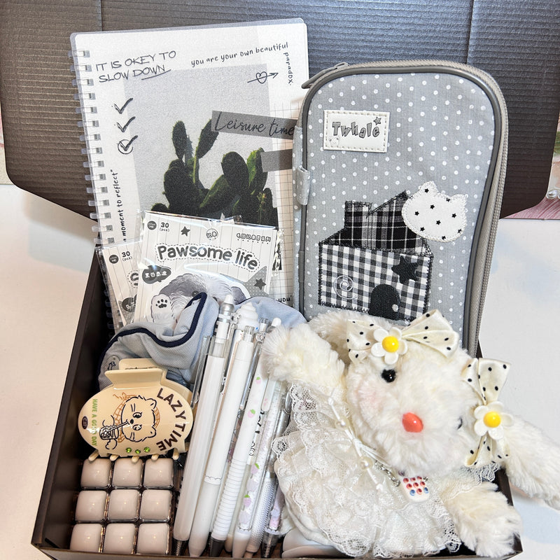 Gray Stationery Set