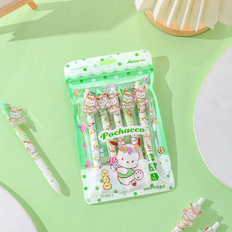 Green Cartoon Gel Pen set Fachaiacc A 