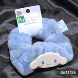 Kawaii Fluffy scrunchie Fachaiacc Blue 