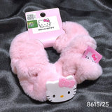 Kawaii Fluffy scrunchie Fachaiacc Pink 