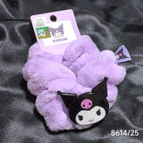 Kawaii Fluffy scrunchie Fachaiacc Purple 