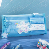 Kawaii multi-color pencil case Fachaiacc Blue 