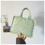 Kawaii PU handbag Fachaiacc Green-B 