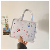 Kawaii PU handbag Fachaiacc White-B 