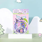 Kawaii Sticker Bag Fachaiacc Purple 