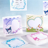 Kawii No Sticky Memo Pad Fachaiacc One Set -Four PCS 