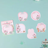 Kawii No Sticky shaped memo pad 2 Fachaiacc Pink 