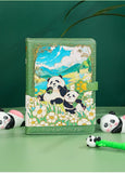 Panda Magnetic Closure Notebook Fachaiacc 