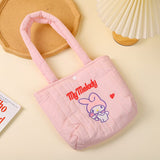 Soft Cartoon Tote Bag 2 Fachaiacc Pink-M 